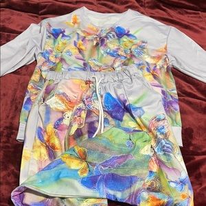 Casual floral printed